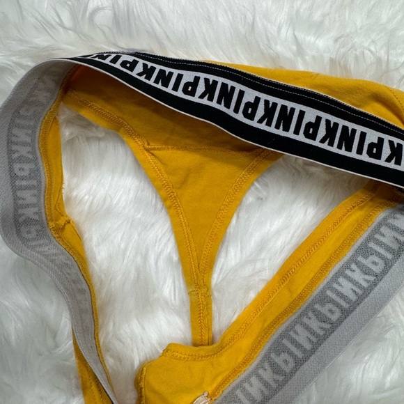 PINK Victoria's Secret Women's Tan and Yellow Intimates Set - Picture 5 of 10
